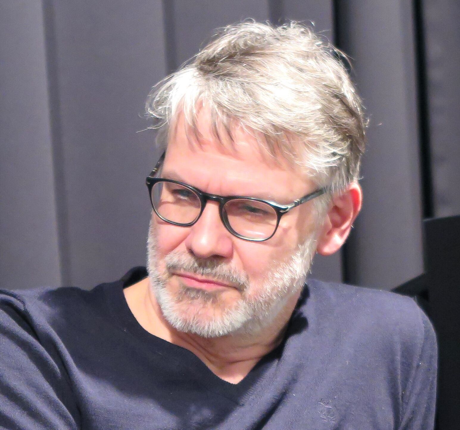 Durs Grünbein in der Sächsischen Akademie der Künste, Foto: Klaus Michael