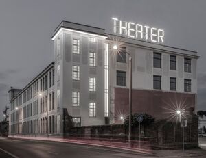 Theaterhaus Leipzig, Umbau Halle 7 der Baumwollspinnerei W&V Architekten. © regentaucher