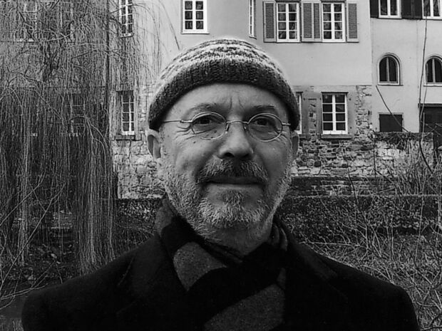 Thomas Ranft am Hölderlin-Turm in Tübingen 2017, Foto: privat