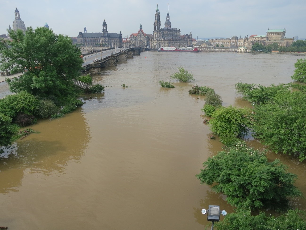 Blick aus dem Blockhaus am 7. Juni 2013 © Klaus Michael, Archiv der SAK Blick aus dem Blockhaus am 7. Juni 2013 © Klaus Michael, Archiv der SAK
